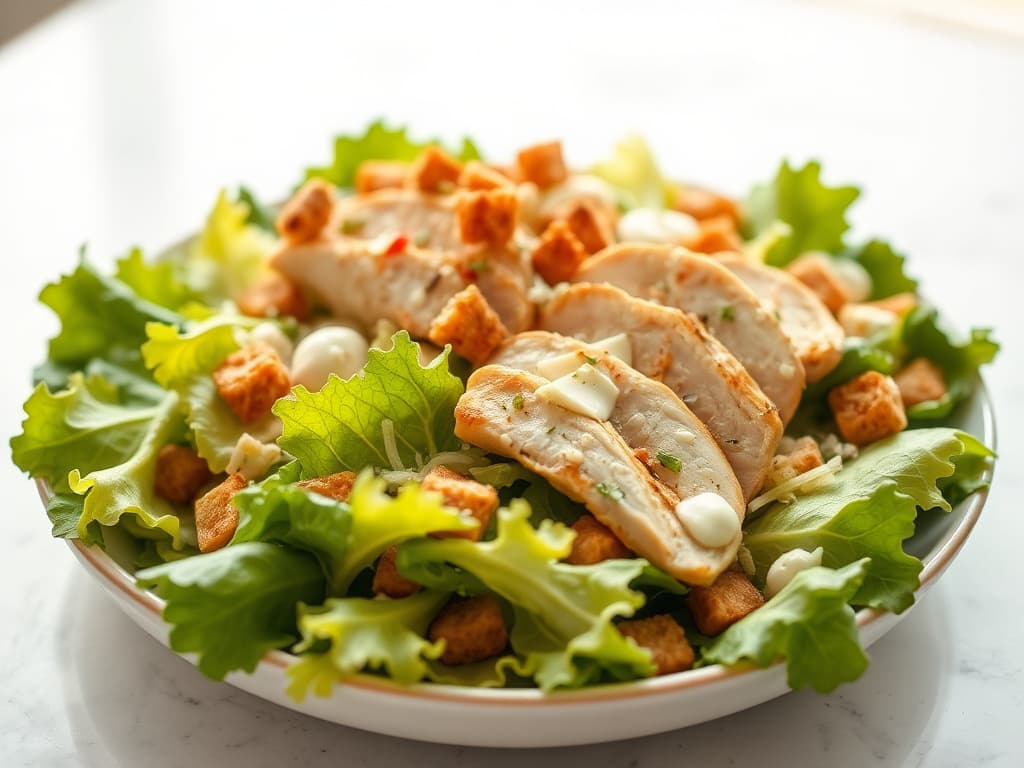 High-Protein Chicken Caesar Salad