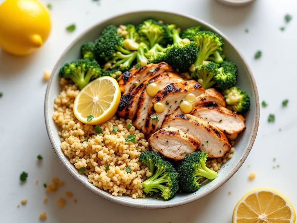 Chicken and Broccoli Protein Power Bowl