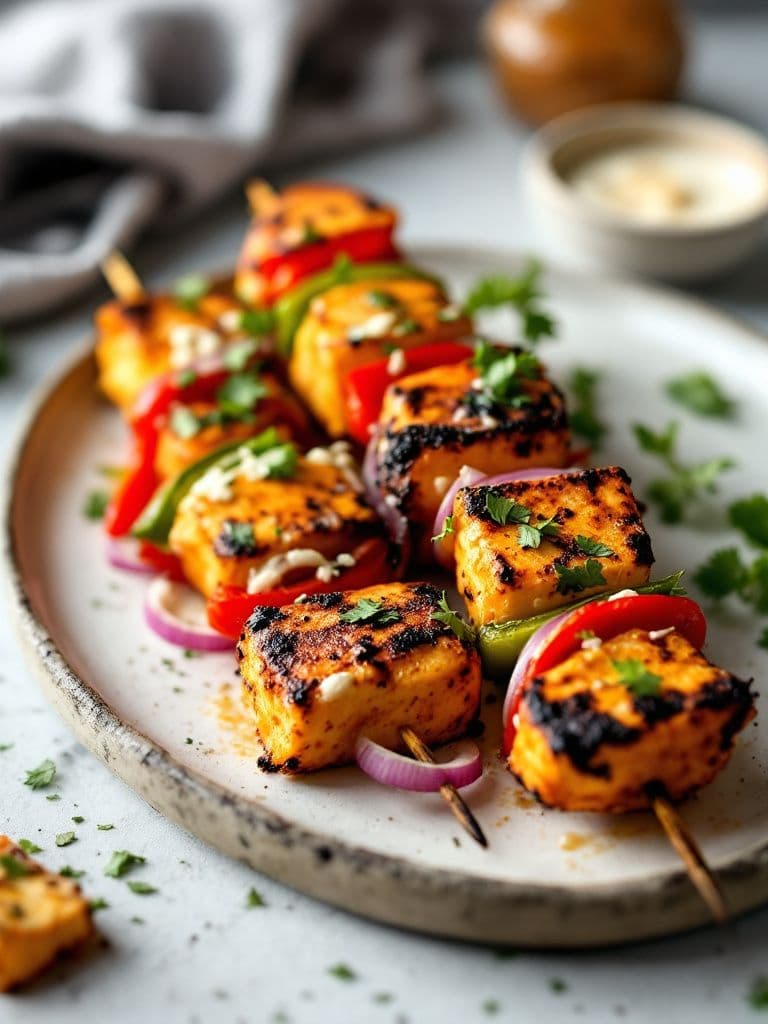 Paneer Tikka Skewers