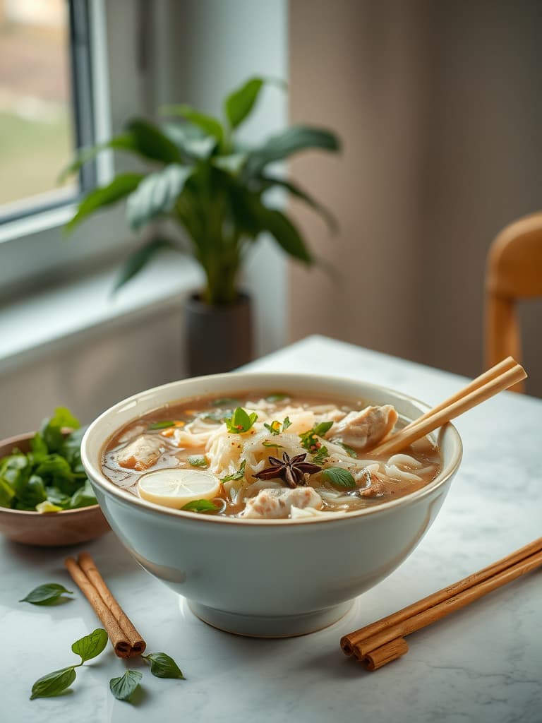 Authentic Vietnamese Chicken Pho (Phở Gà)