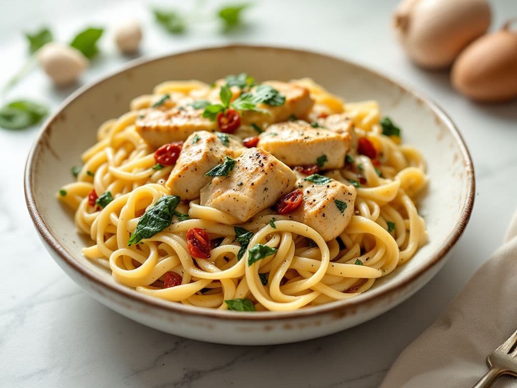 Creamy Tuscan Chicken Pasta