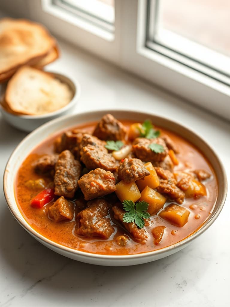 Savory Malian Maafe (Peanut Butter Stew) with Beef