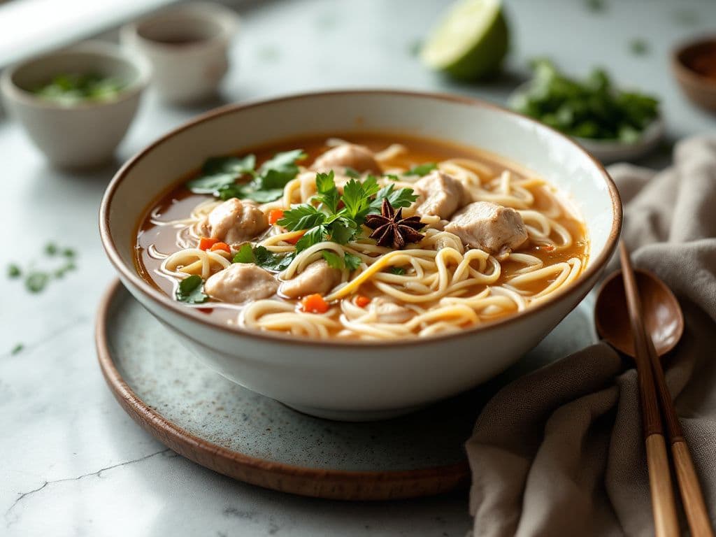 Pho Ga: Vietnamese Chicken Noodle Soup