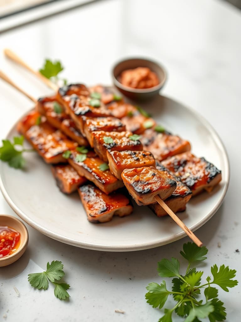 Sweet & Savory Thai Grilled Pork Skewers (Moo Ping)