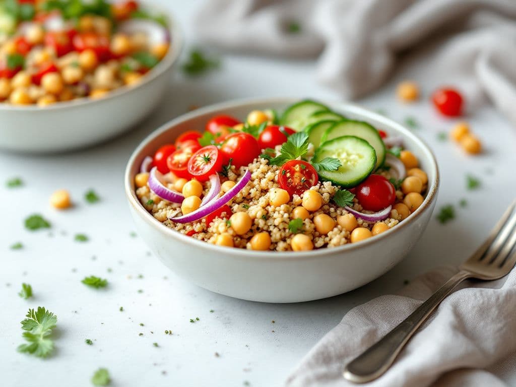 Mediterranean Quinoa Bowls