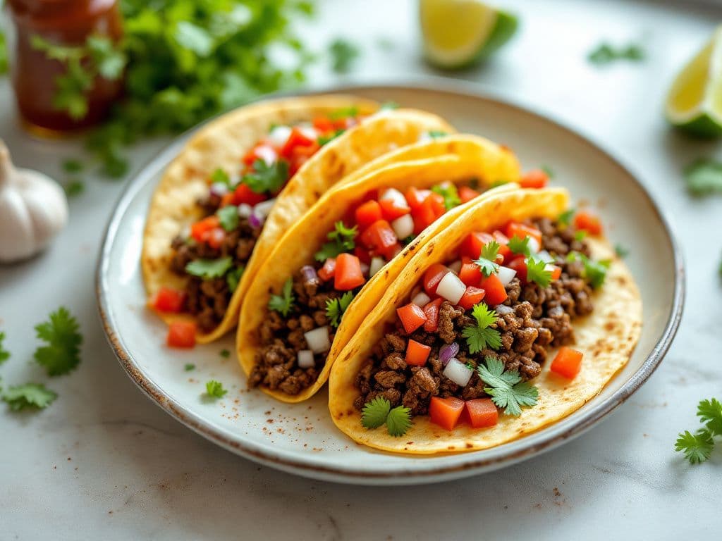 Classic Beef Tacos with Fresh Salsa