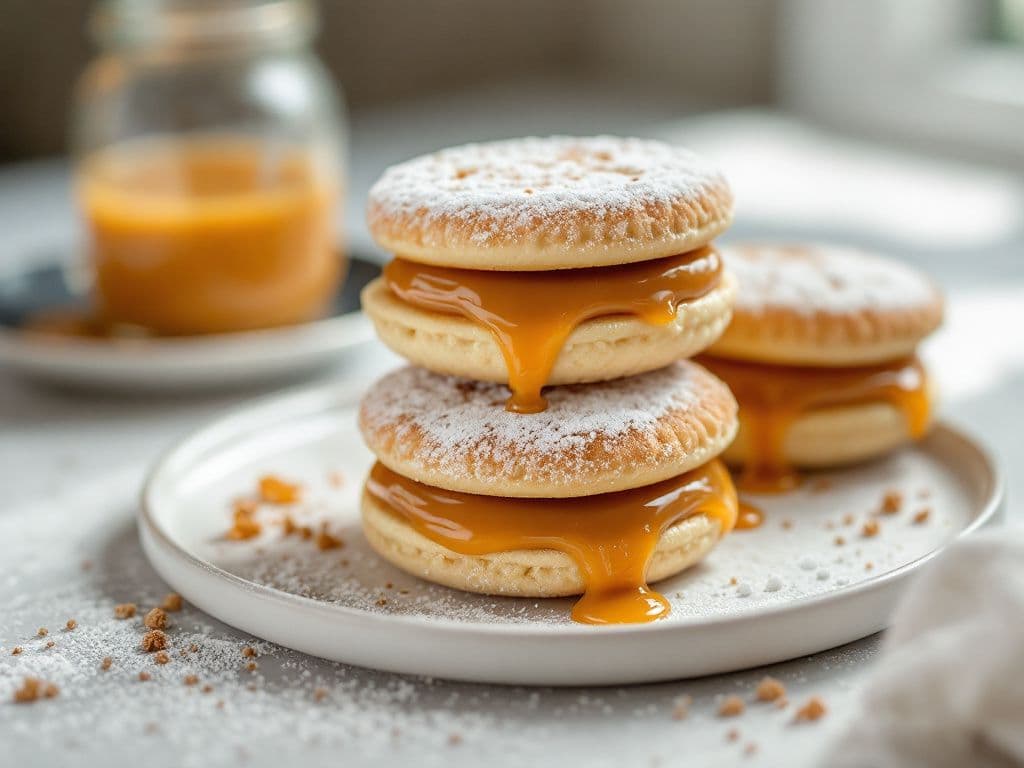 Peruvian Alfajores with Dulce de Leche