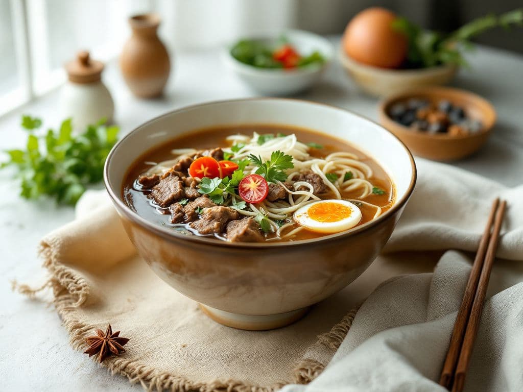Vietnamese Pho with Beef