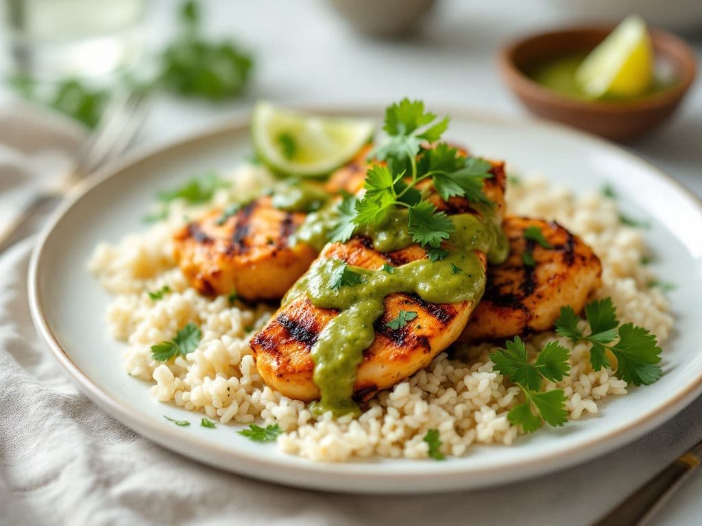 Peruvian Chicken with Aji Verde