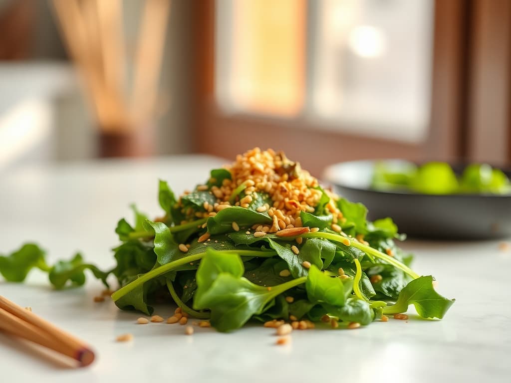 Vibrant Spinach Gomae with Toasted Sesame Dressing