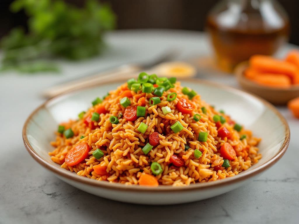 Spicy Kimchi Fried Rice