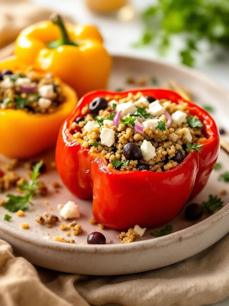 Mediterranean Stuffed Peppers