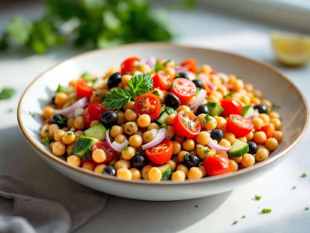 Mediterranean Chickpea Salad