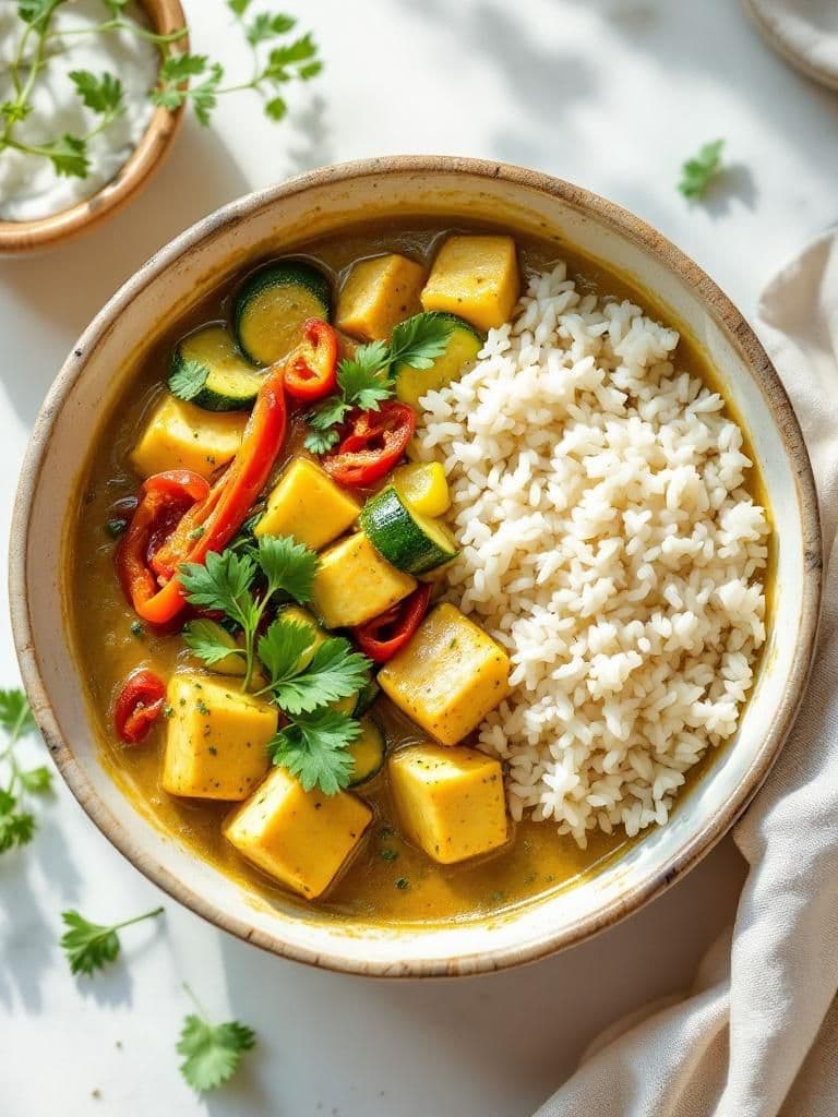 Thai Green Curry with Tofu