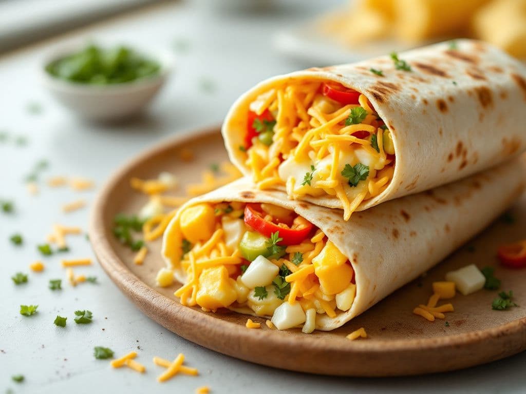 Savory Breakfast Burritos