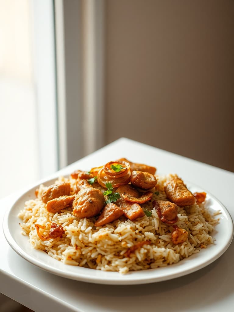 Hyderabadi Chicken Dum Biryani