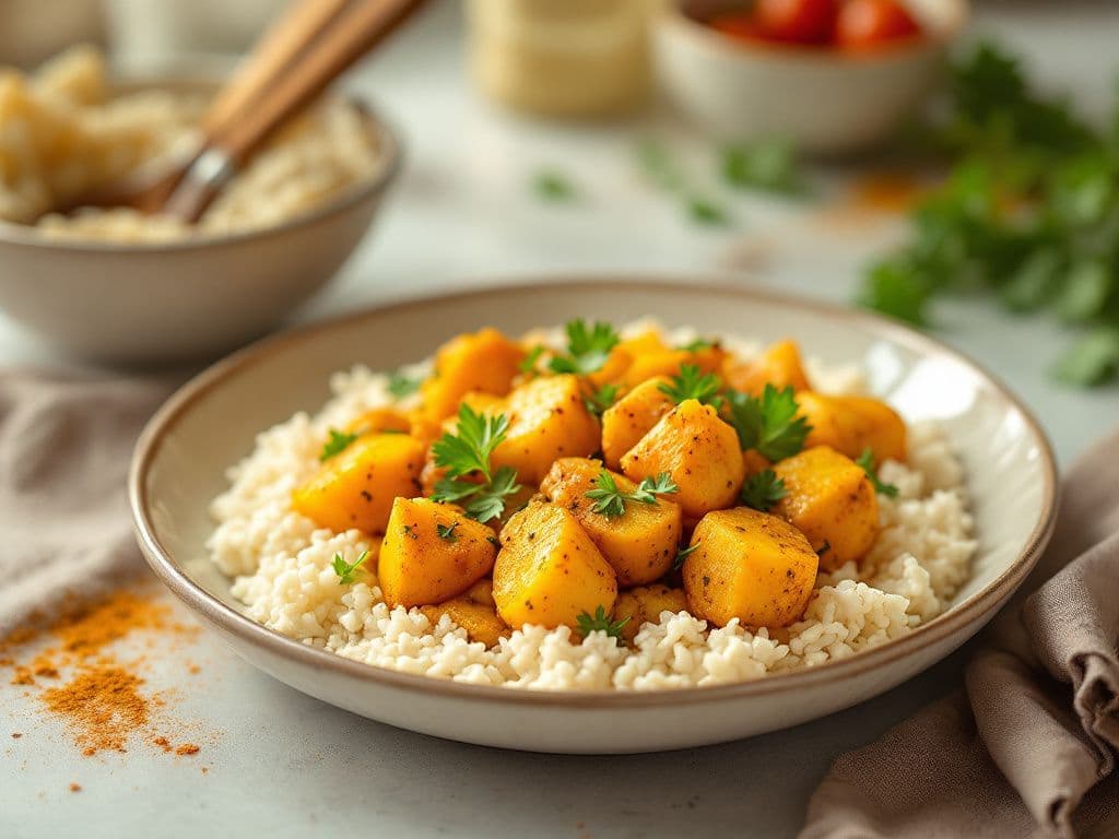 Aloo Gobi: Spiced Potato and Cauliflower