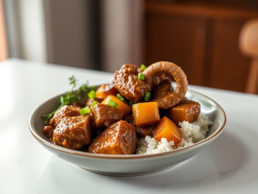 Authentic Slow-Cooked Caribbean Curried Goat