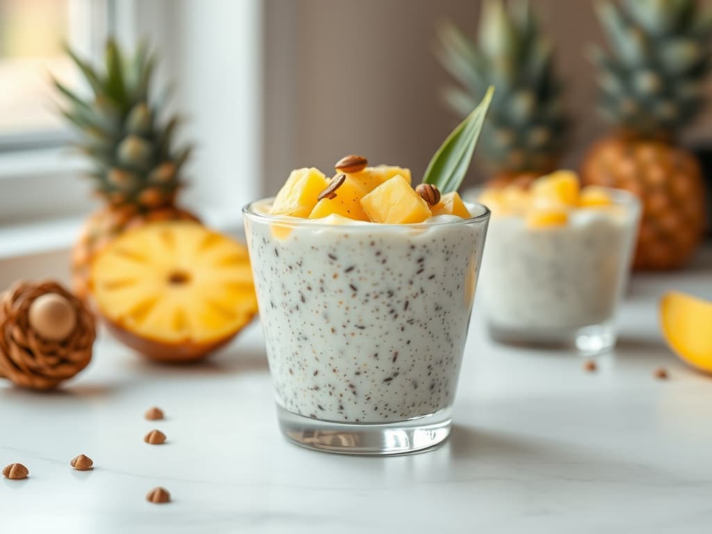 Tropical Chia Seed Pudding