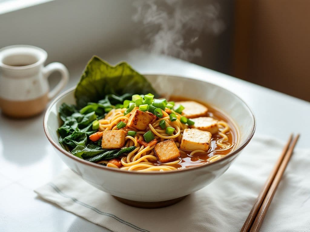 Savory Miso Ramen with Tofu