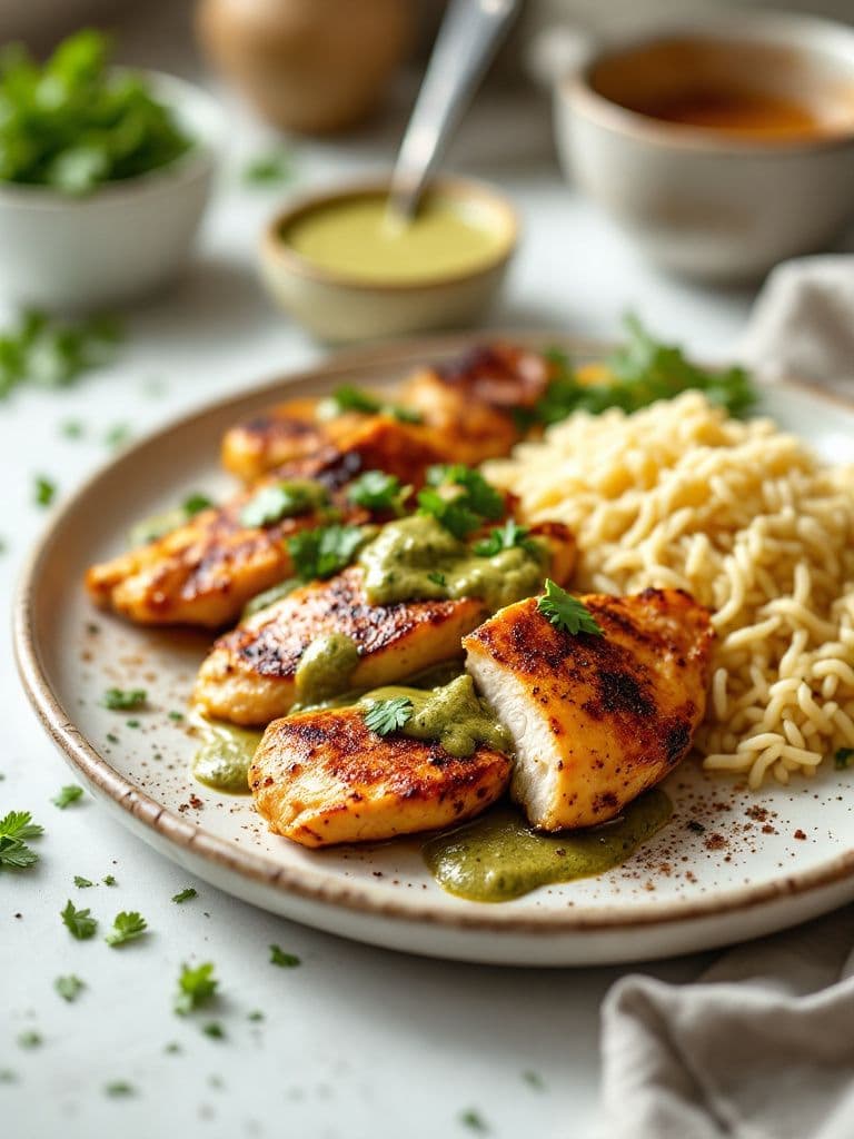 Peruvian Chicken with Aji Verde