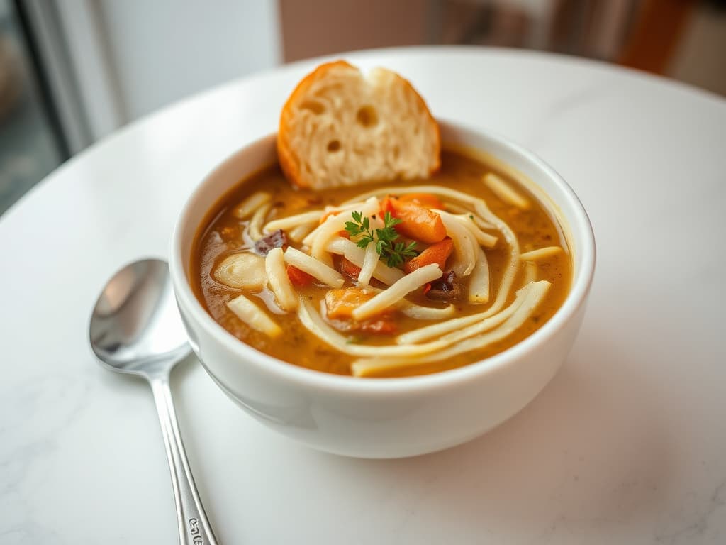 Soupe à l'Oignon Gratinée