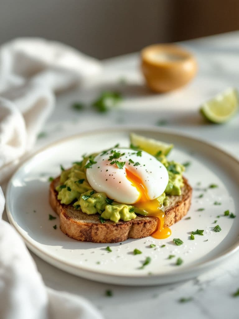 Avocado Toast with Poached Eggs