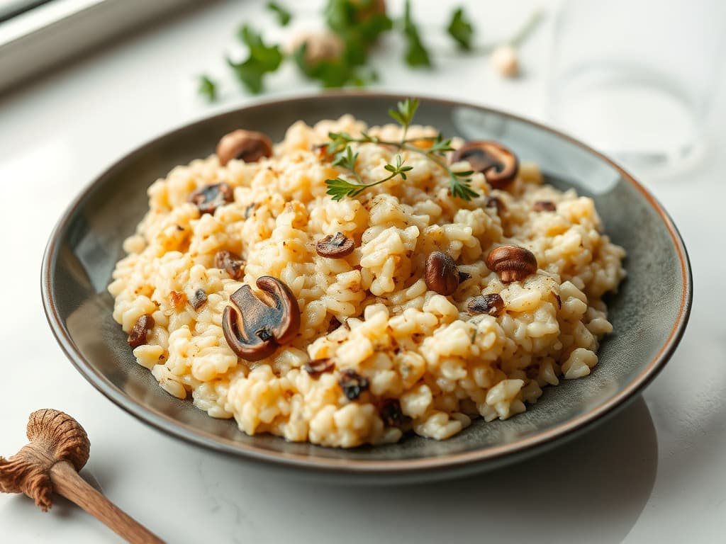 Creamy Risotto ai Funghi Porcini