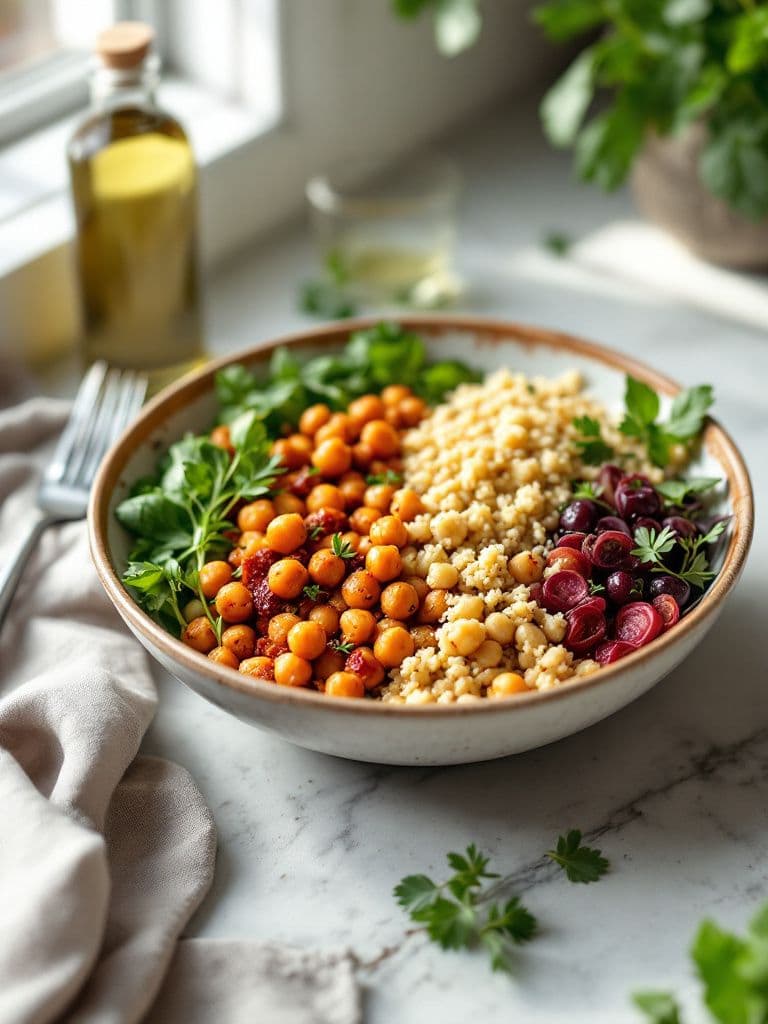 Spiced Chickpea and Quinoa Bowl