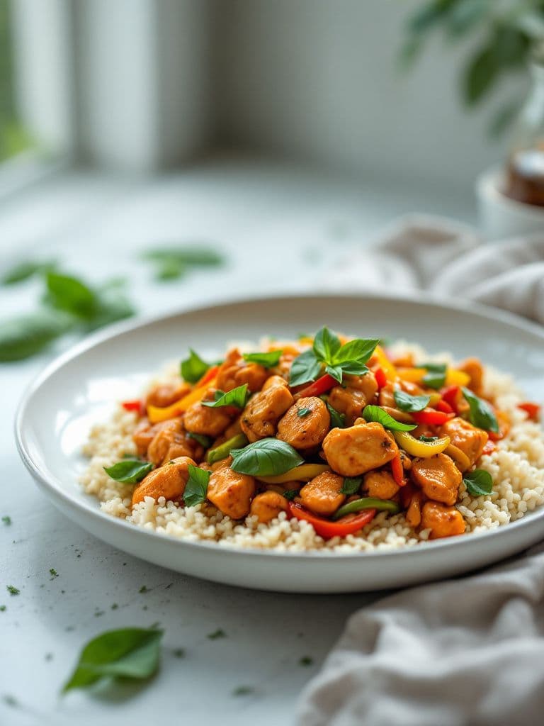 Spicy Thai Basil Chicken