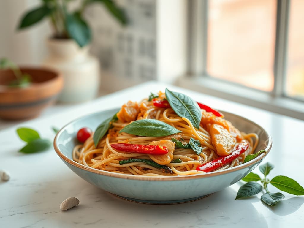 Fiery Drunken Noodles (Pad Kee Mao)