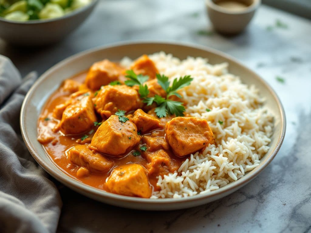 Butter Chicken with Basmati Rice