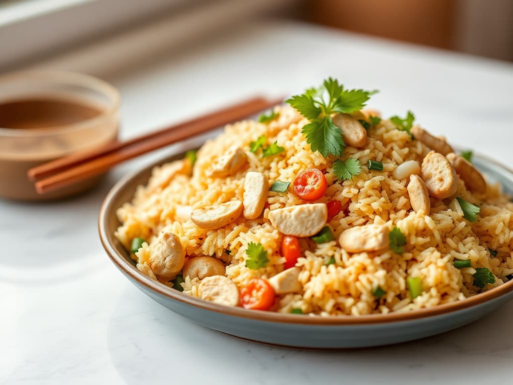 Speedy Thai Chicken Fried Rice
