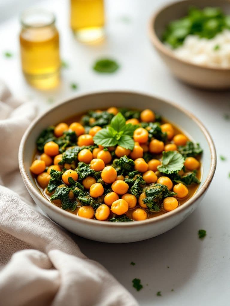 Chickpea Spinach Curry