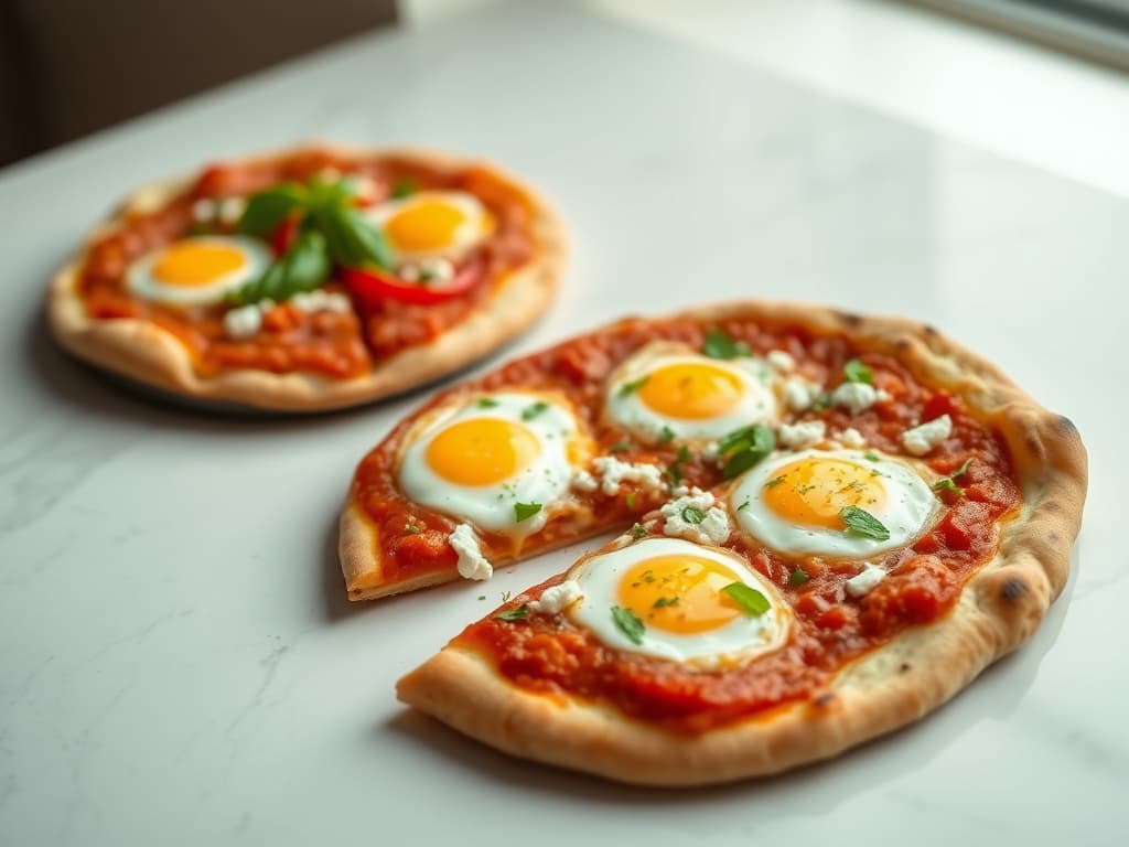 Middle Eastern Shakshuka Pizza