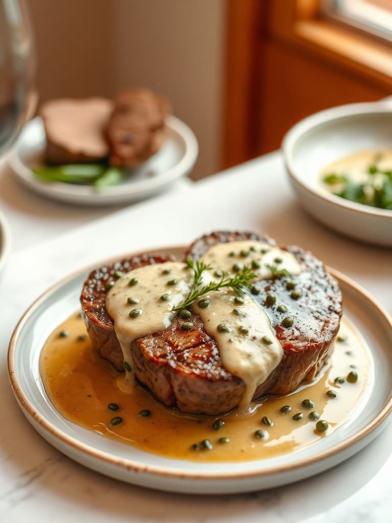 Filet Mignon au Poivre Vert
