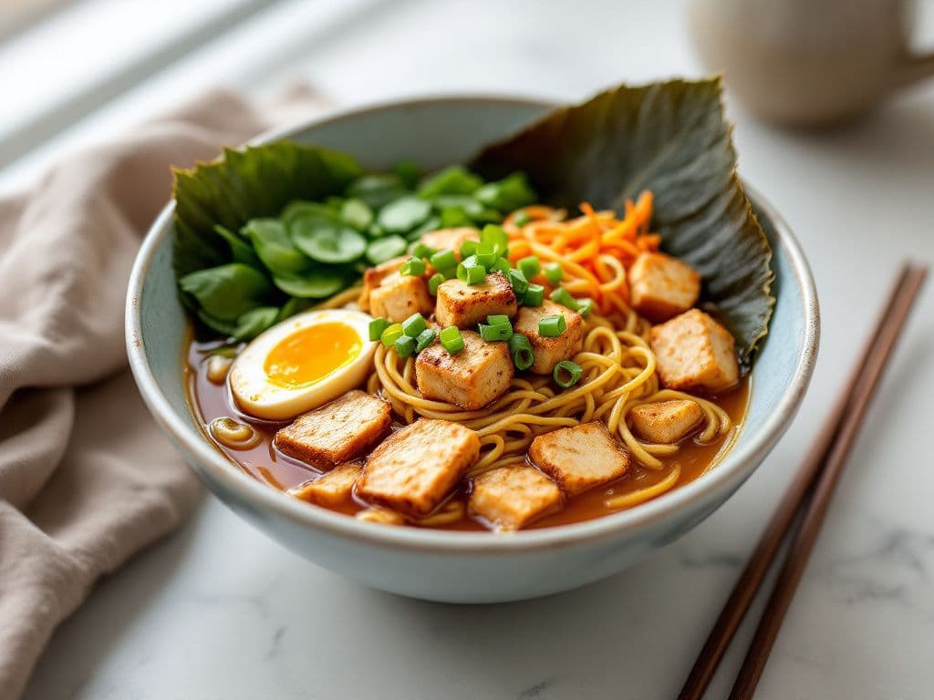 Savory Miso Ramen with Tofu