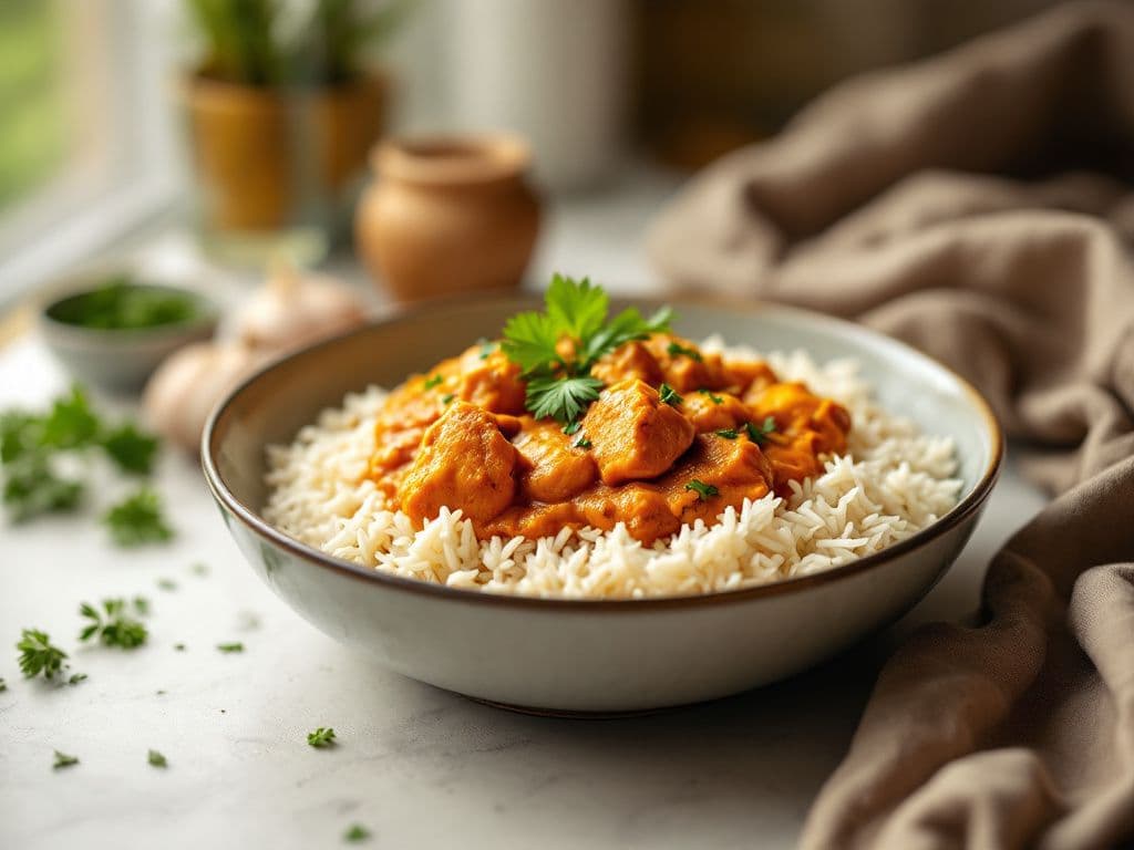 Butter Chicken with Basmati Rice