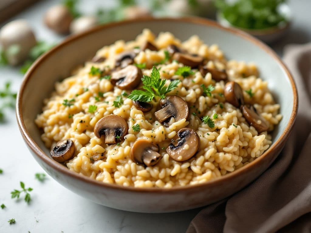 Italian Risotto with Mushrooms