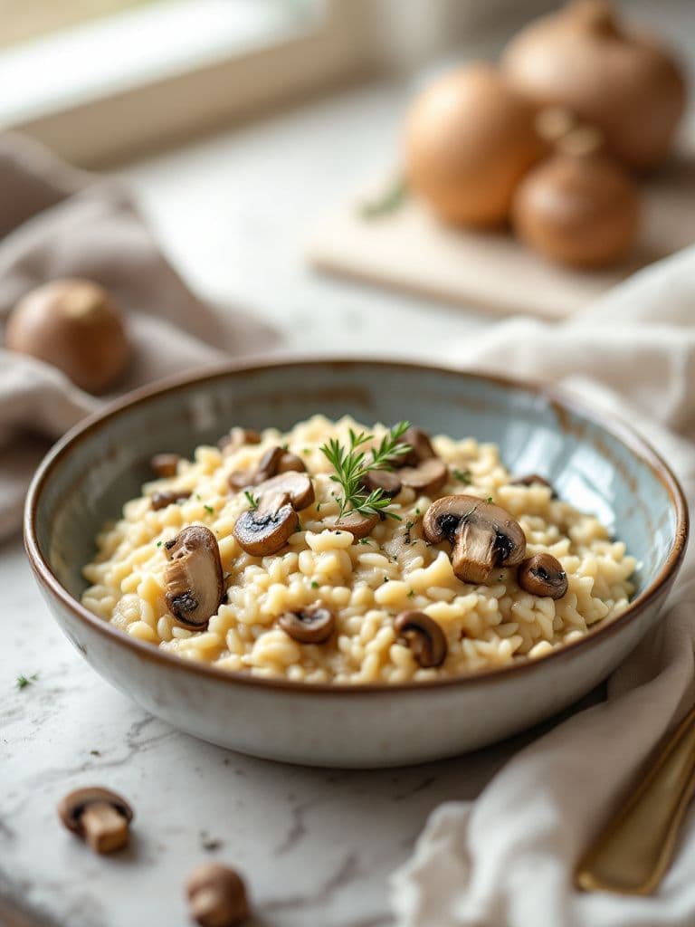 Creamy Mushroom Risotto