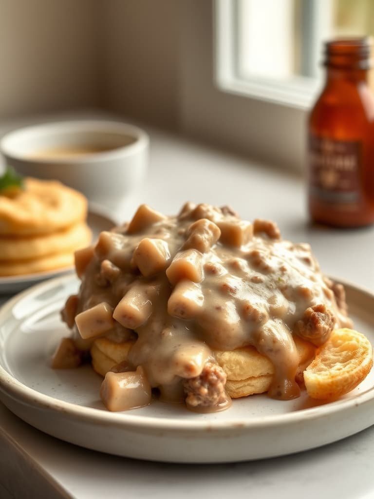 Classic Biscuits and Sausage Gravy