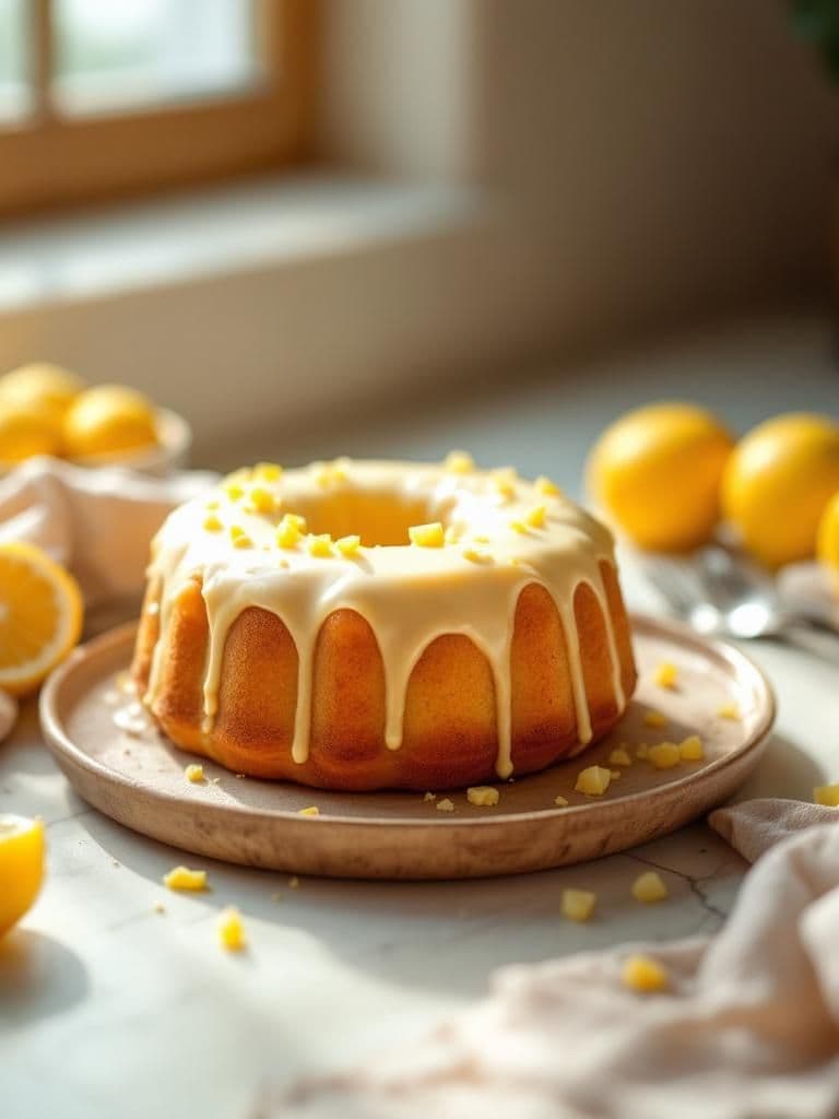Lemon-Cream Cheese Pound Cake