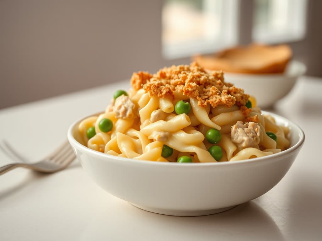 Cheesy Tuna Noodle Casserole