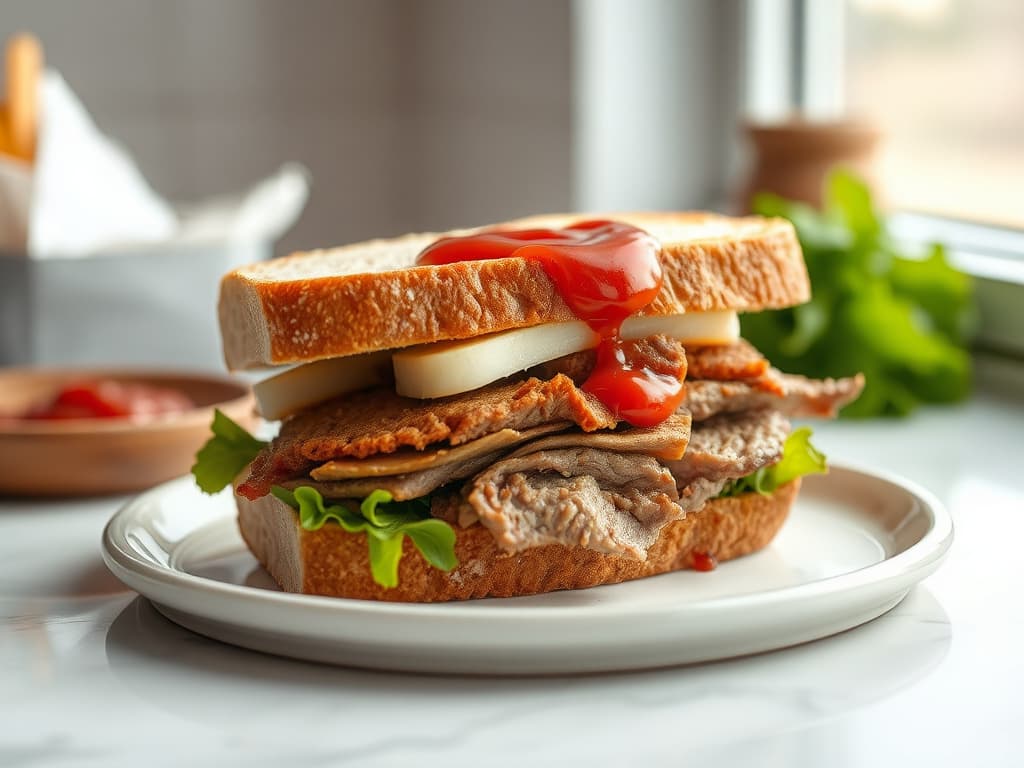 Classic Diner Meatloaf Sandwich