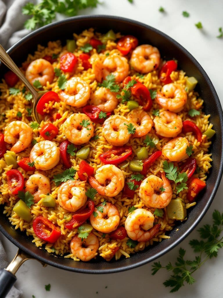 Spanish Shrimp Paella