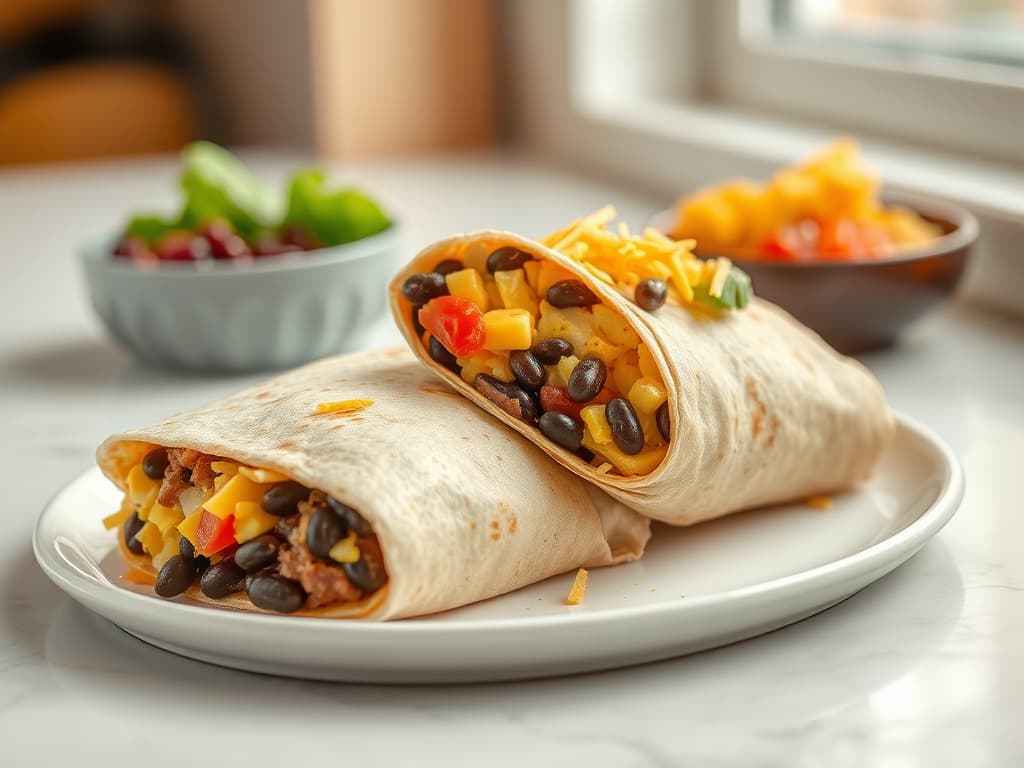 High-Protein Breakfast Burrito