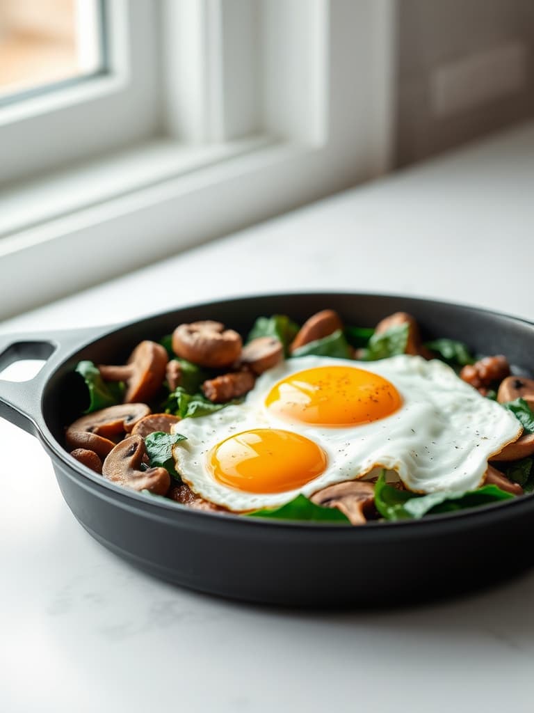 Keto Breakfast Skillet with Sausage & Eggs