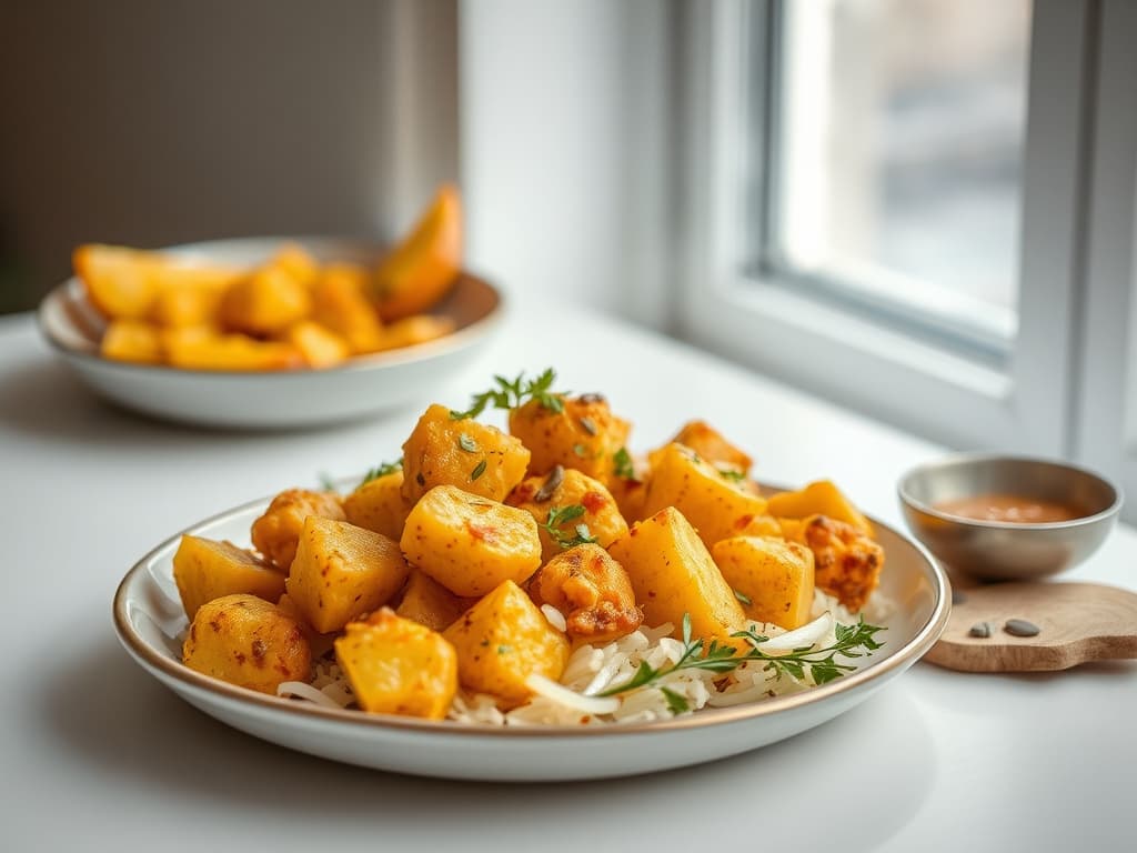 Aloo Gobi (Spiced Potato and Cauliflower)
