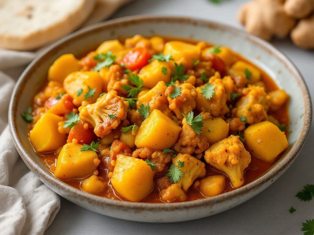 Aloo Gobi (Potato and Cauliflower Curry)