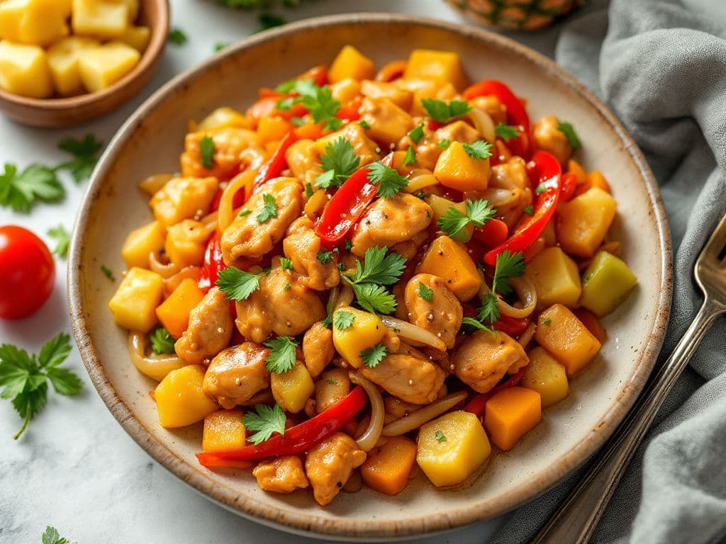 Sweet and Sour Chicken Stir-Fry